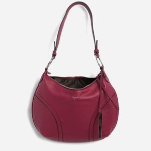 T TAHARI Stanley Large Shoulder Bag One Size | Red